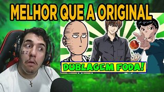 REACT MELHORES DUBLAGENS BR de ANIMES! (Parte 1) 👍 😍 🇧🇷