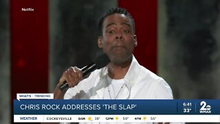 Chris Rock addresses 'The Slap' during Netflix special in Baltimore