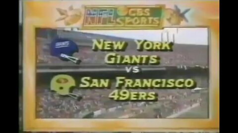 1982-01-03 NFC Divisional New York Giants vs San Francisco 49ers