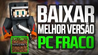 MÉTODO SECRETO! Jogue MINECRAFT em QUALQUER PC FRACO e SEM LAG!!! FUNCIONANDO 100%!