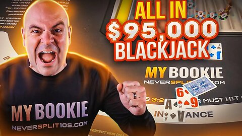$100,000 INSANE Blackjack Bets -NeverSplit10s - E286