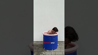 Cold ice bath for testosterone increase