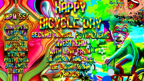 Bicycle day celebration with the Burritonians!