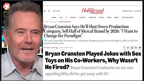 Suspicious Actor Bryan Cranston Shutting Down And Shipping Out Of The USA