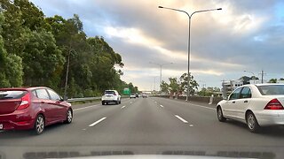 Australian M1 Motorway Drive || QUEENSLAND - GOLD COAST to BRISBANE