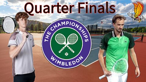 Jannik Sinner Vs. Daniil Medvedev Wimbledon Quarter Finals 2024 | Live Match Analysis