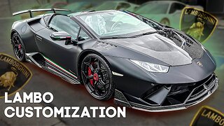 2019 LAMBORGHINI HURACAN INSTALLING 1016 INDUSTRIES FORGE CARBON FIBER BODYKIT