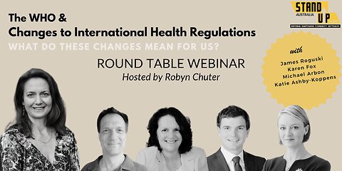 WHO & Changes to International Health Regulations - Excerpt from James Roguski