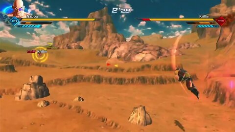 Dragon Ball Xenoverse 2 - Anime Fight! Nappa vs Krillin