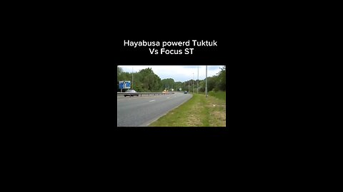 Hayabusa powered tuktuk vs Focus ST
