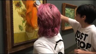 Activists Ruin Van Gogh’s Sunflowers In The Name Of Climate