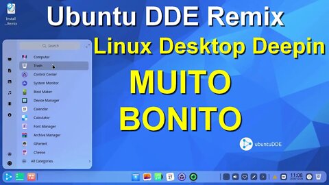 UbuntuDDE Linux é um remix do sistema Ubuntu com Deepin Desktop Environment (DDE)