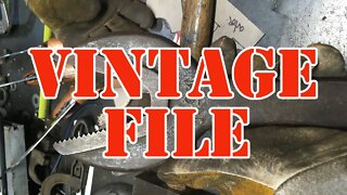 Vintage Old File - This one has a nice Handle on it - Files are for filing....