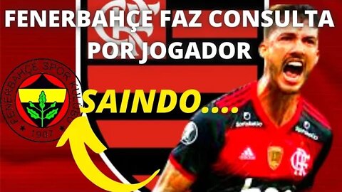 FENERBAHÇE DE JORGE JESUS FAZ CONSULTA AO FLAMENGO POR GUSTAVO HENRIQUE.