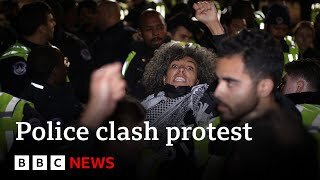 Israel-Gaza: Ceasefire protest at Democrats'national headquarters turns violent - BBCNews