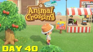 Animal Crossing: New Horizons Day 40 - Nintendo Switch Gameplay 😎Benjamillion