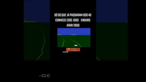 ENDURO, O Clássico do Atari 2600. #nostalgia #atari2600 #retro #retrogame