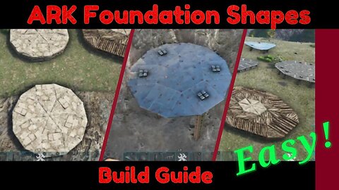 Ark Foundation Shape Building: Easy Guide
