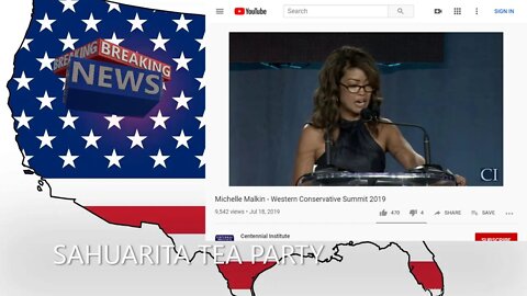 Michelle Malkin speaking, and Debbie Aldrich interviewing John Guandolo