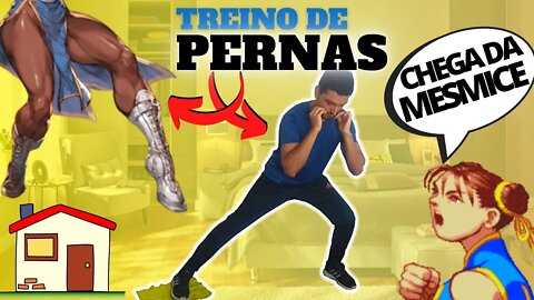 Treino de perna COMPLETO em CASA 🏠 Exercícios para Glúteos, Panturrilha, Coxa, TUDO! ✅