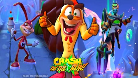 Crash Bandicoot vs N. Tropy e O NOID | Crash On The Run