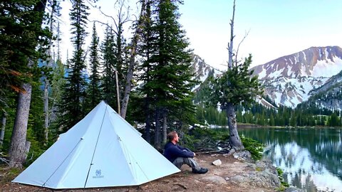 Hot Tent Camping By A Mountain Lake (Talking Version)