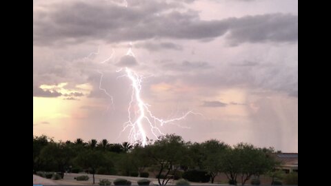 Monsoon Sunset Lightning_Slow Motion