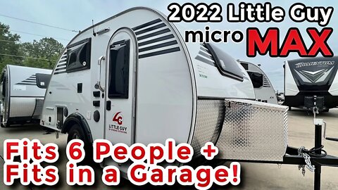 The BEST Teardrop Trailer that Will Fit in a Garage?! 2022 Little Guy Micro Max