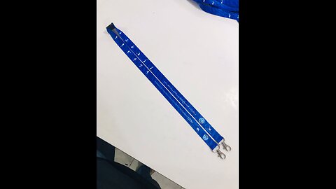 lanyard process sublimation printing