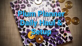 Plum Paper Planner Daily Discbound- Haul and Setup- October 2023