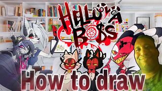 😈🏳️‍🌈How to Draw Helluva Boss!