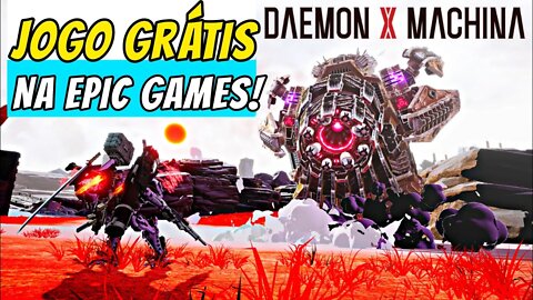 Jogo Grátis: Daemon x Machina na Epic Games. #jogográtis