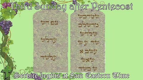 Third Sunday after Pentecost