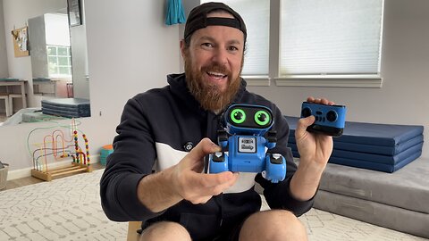 Rechargeable Remote-Controlled Robot for Kids, RC Robots with Record, Repeat, Dance Moves, Music