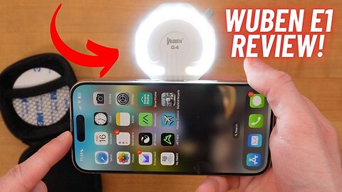 Wuben E1 EDC Phone Flashlight REVIEW! MagSafe + Phone Stand + Flashlight!