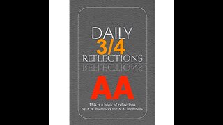 Daily Reflections - March 4 – A.A. Meeting - - Alcoholics Anonymous - Read Along