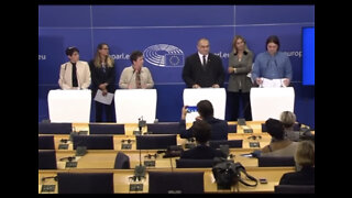 3 of 3. Pfizer hearing: the MEPs Press Conference (afterwords)