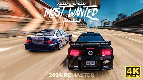 Need For Speed MOST WANTED 2024 REMASTER || I Stole Razor Mustang To Defeat Him