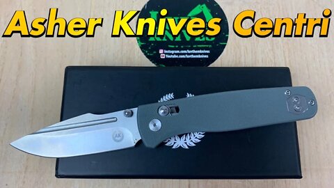 Asher Knives Centri /partial disassembly/ Lightweight fidget friendly affordable EDC with S35VN