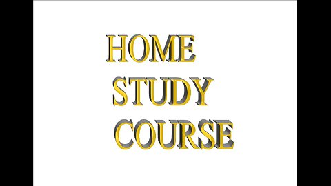 Home Study Course III