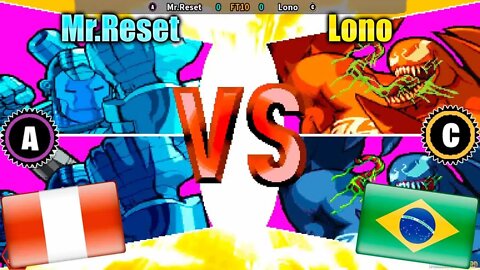 Marvel Vs Capcom: Clash Of Super Heroes (Mr.Reset Vs. Lono) [Peru Vs. Brazil]