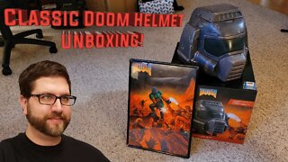 The Classic Doom Helmet Collector's Set Unboxing!