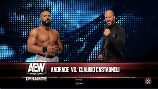 AEW Continental Classic Tournament Blue League Andrade El Idolo vs Claudio Castagnoli
