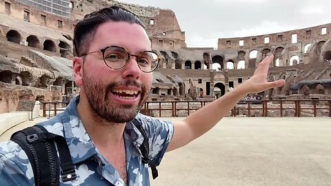 Exploring the Roman Colosseum 🇮🇹
