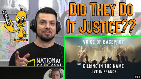 KILLING IN THE NAME - Voice of Baceprot - INSOMNIAC REACTS