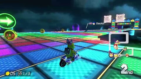 Missing the thwomp on rainbow road