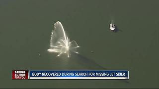 Dive teams recover body during search for missing jet skier
