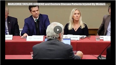 MARJORIE TAYLOR GREENE and Doctors Discuss Patients Injured By Moderna