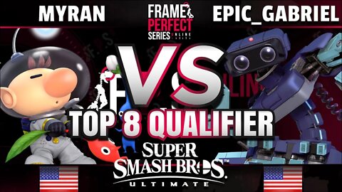FPS5 Online - Myran (Olimar) vs. Epic_Gabriel (R.O.B) - Smash Ultimate Top 8 Winners Qualifier
