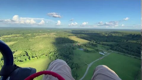 Another long RAW FOOTAGE of flying my paramotor